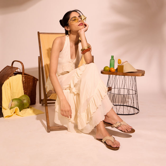 Luna Tan Flats