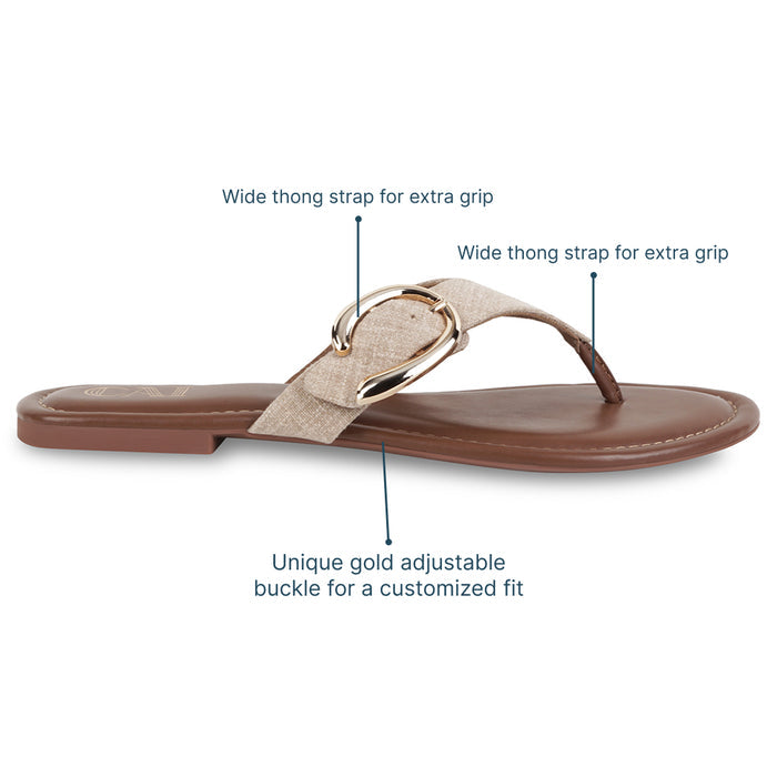 Luna Tan Flats