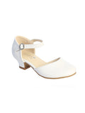 MATTE SHOES  WITH RHINESTONE BUCKLE