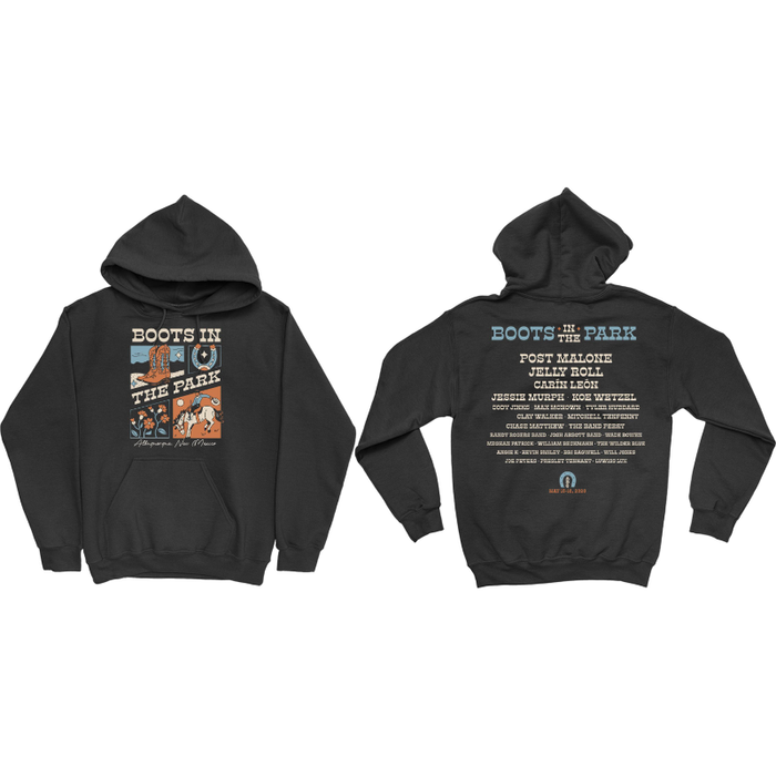 May 15 & 16, 2026 ABQ Boots In The Park - Country Black Hoodie