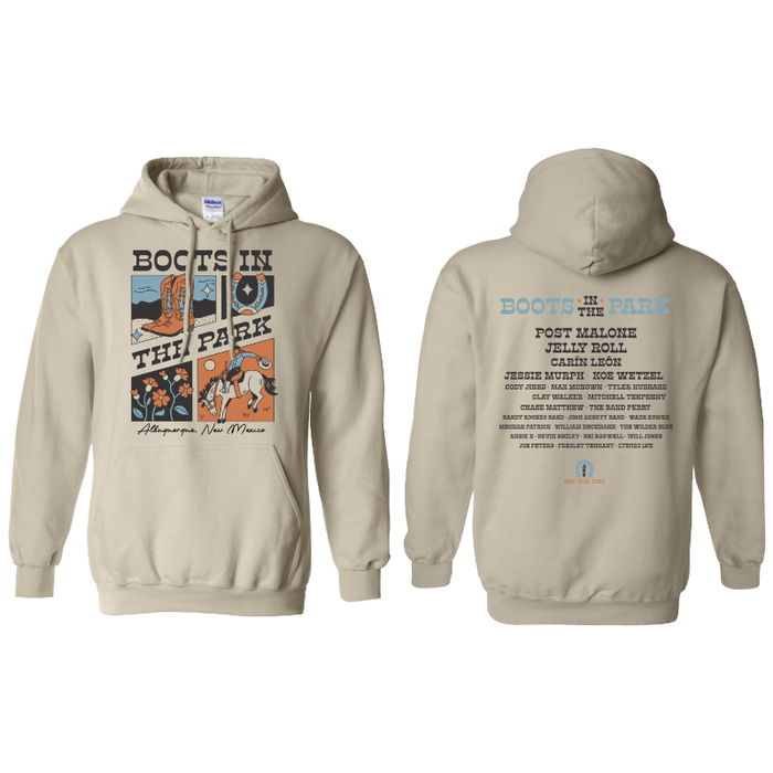 May 15 & 16, 2026 ABQ Boots In The Park - Country Natural Hoodie
