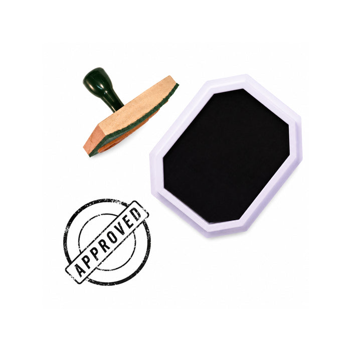 Mega Washable Stamp Pads - Black 4 Pack