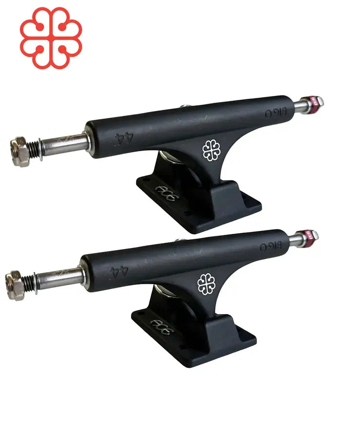 Mehrathon Big O Af1 Hollow Skateboard Trucks - Matte Black