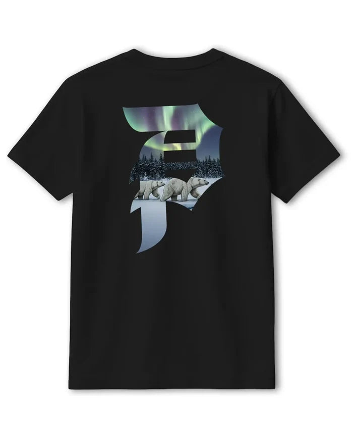 Mehrathon Norhtern Lights T-Shirt - Black