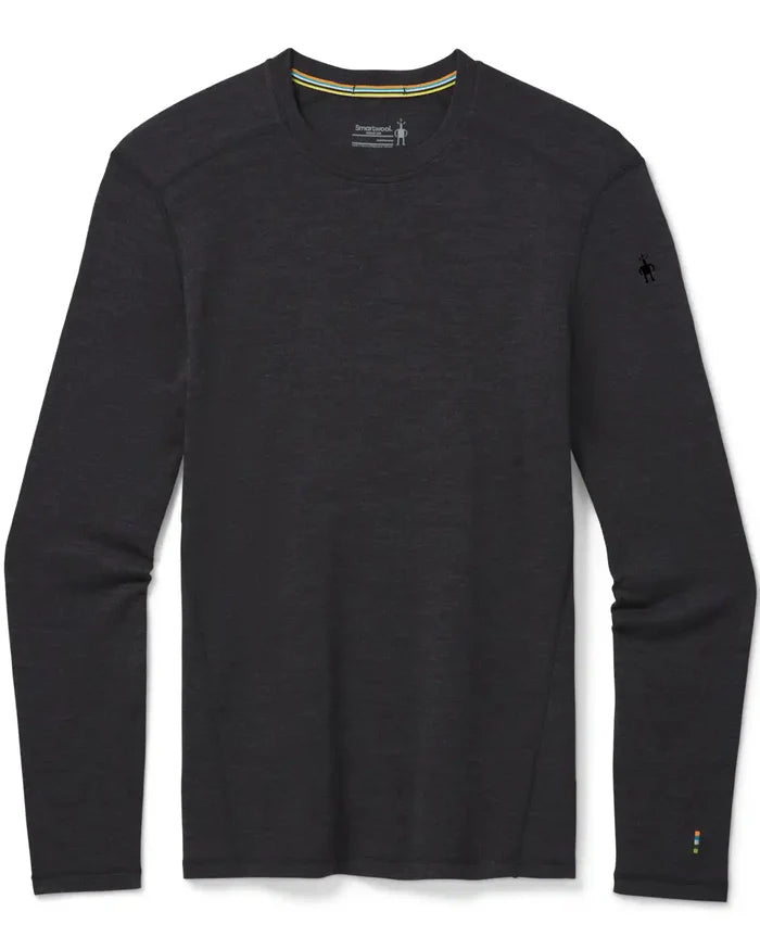 Men's Classic Thermal Merino Base Layer Crew Boxed - Charcoal Heather