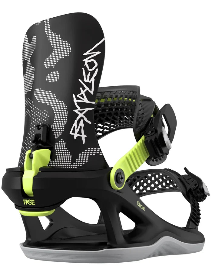 Mens Ghost Fase Snowboard Bindings - Black Camo 2027