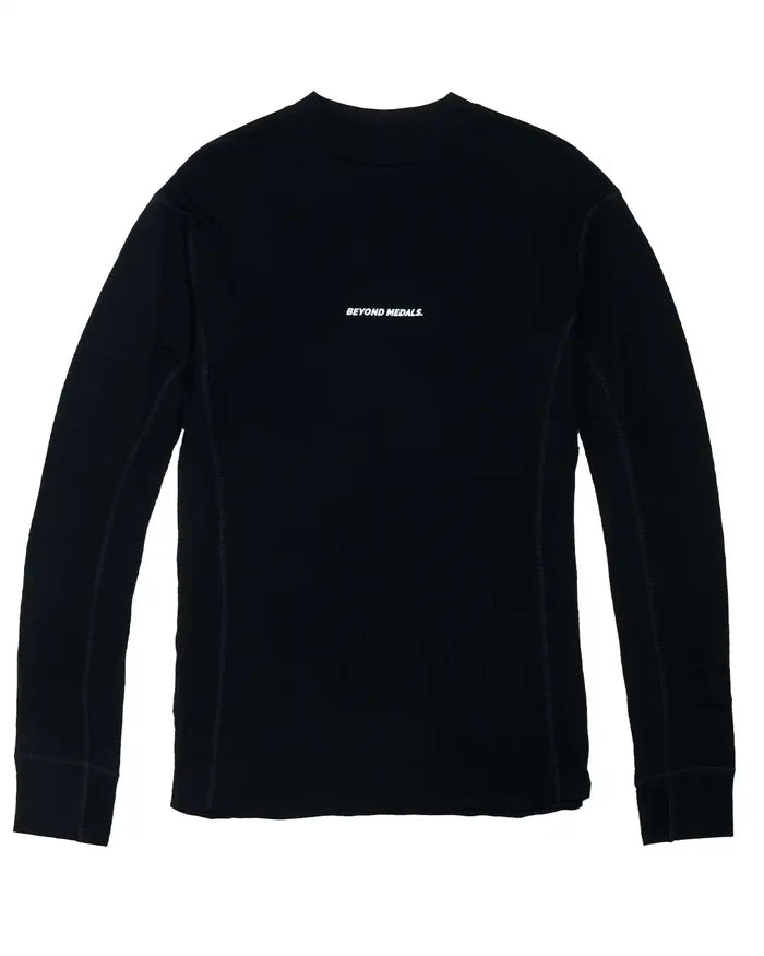 Merino Top Base Layer - Black
