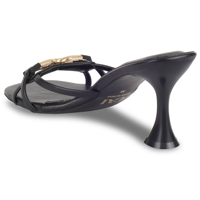 MonoGold Black heels