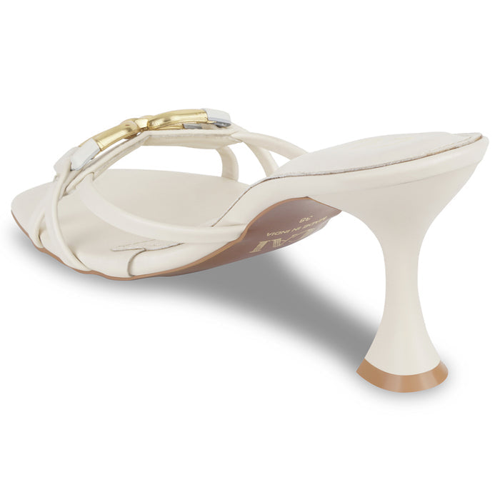 MonoGold Cream Heels