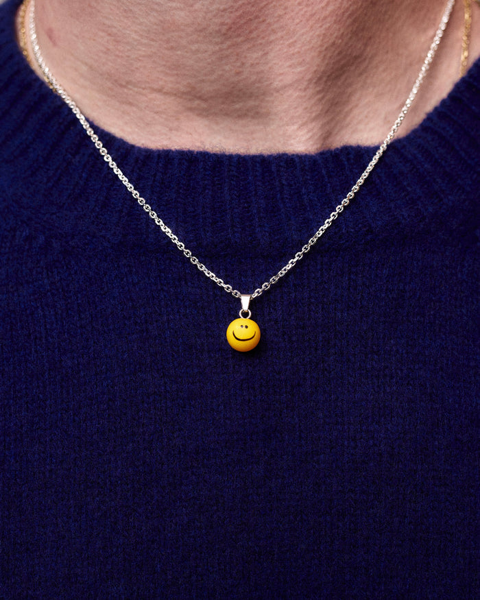 necklace with Smiley pendant