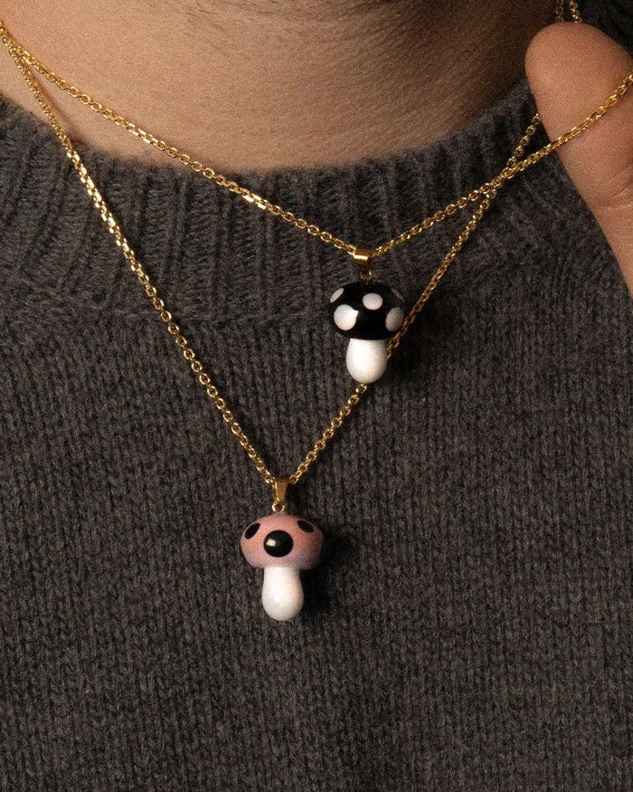 WHYAT Necklace with Mushroom