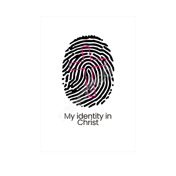 "My Identity in Christ" – Wall Art Print
