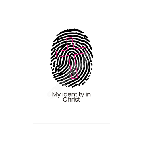 "My Identity in Christ" – Wall Art Print