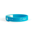 MyID Sport Medical ID Bracelet Neon Blue