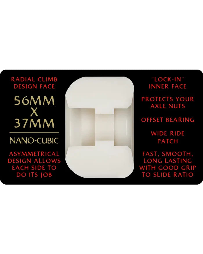 Nano Cubic Dragon Formula 93A Skateboard Wheels - 56mm