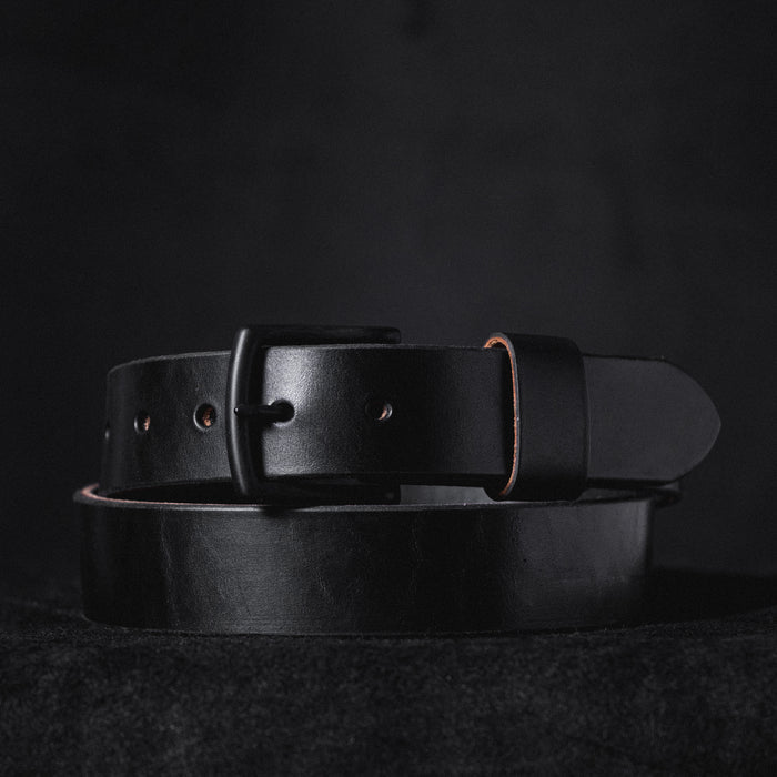 NEW | Blackout Heavy Duty Work Belt - 13-15oz Black Double Stuffed