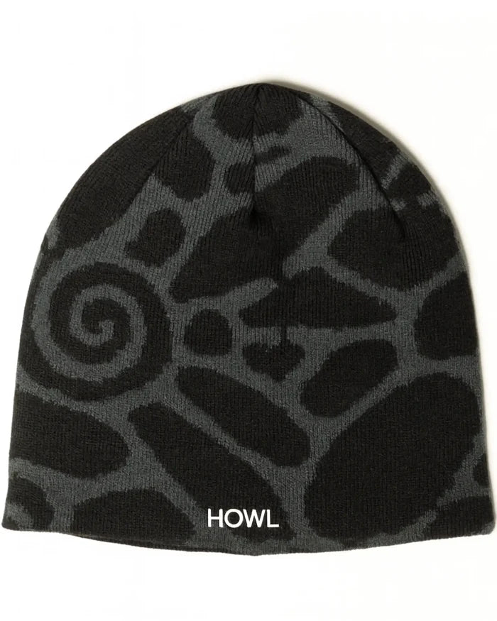 No Cuff Beanie - Black
