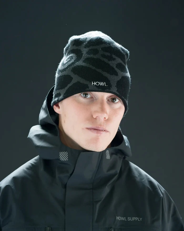 No Cuff Beanie - Black