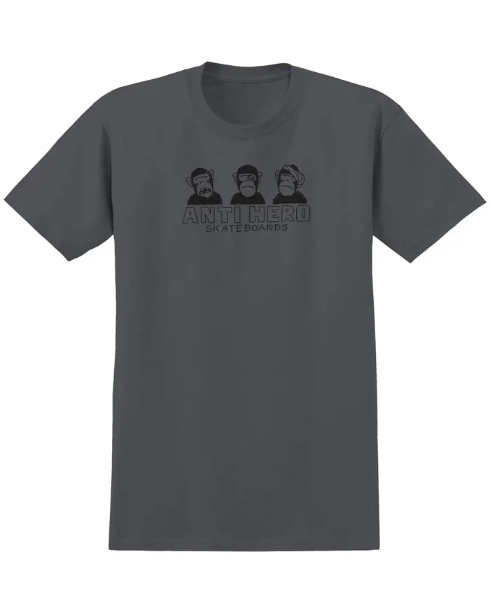 No Evil T-Shirt - Asphalt White