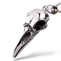Nordic Raven Skull Pendant