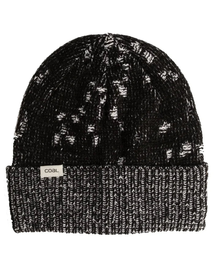 Notch Beanie - Black Marl