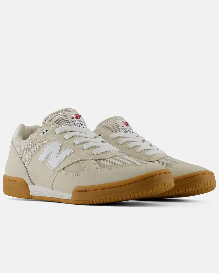 Numeric 600 Tom Knox Shoes - Sea Salt/Gum