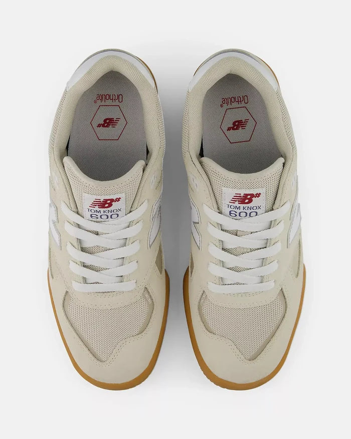Numeric 600 Tom Knox Shoes - Sea Salt/Gum