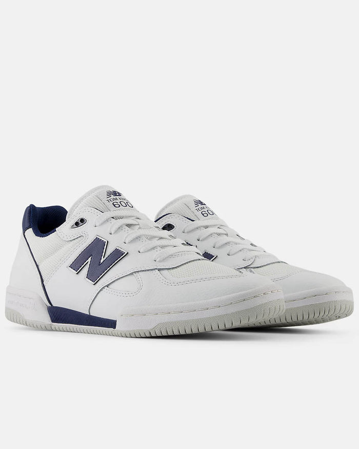 Numeric 600 Tom Knox Shoes - White with Navy