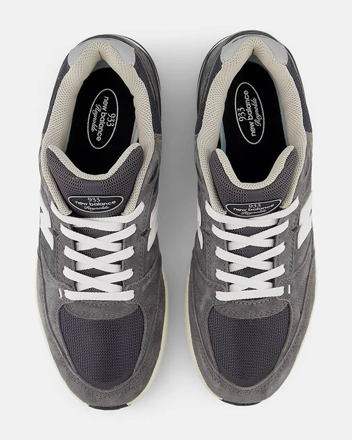 Numeric 933 Reynolds Shoes - Dark Grey/White