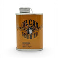 Iron Horse beard oil 50ml metal bottle on white background
