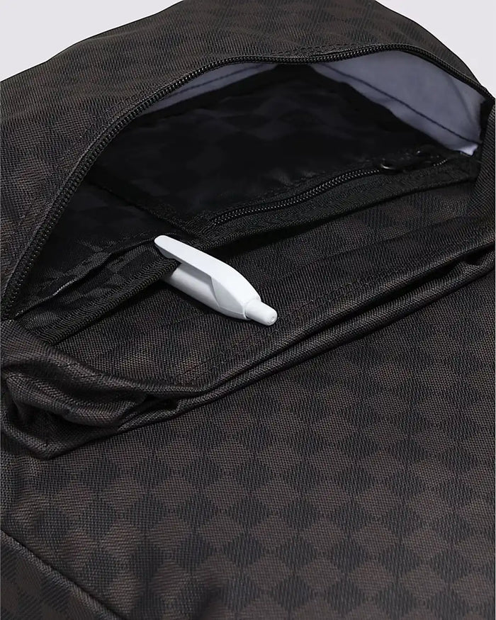 Old Skool Check Backpack - Black/Charcoal