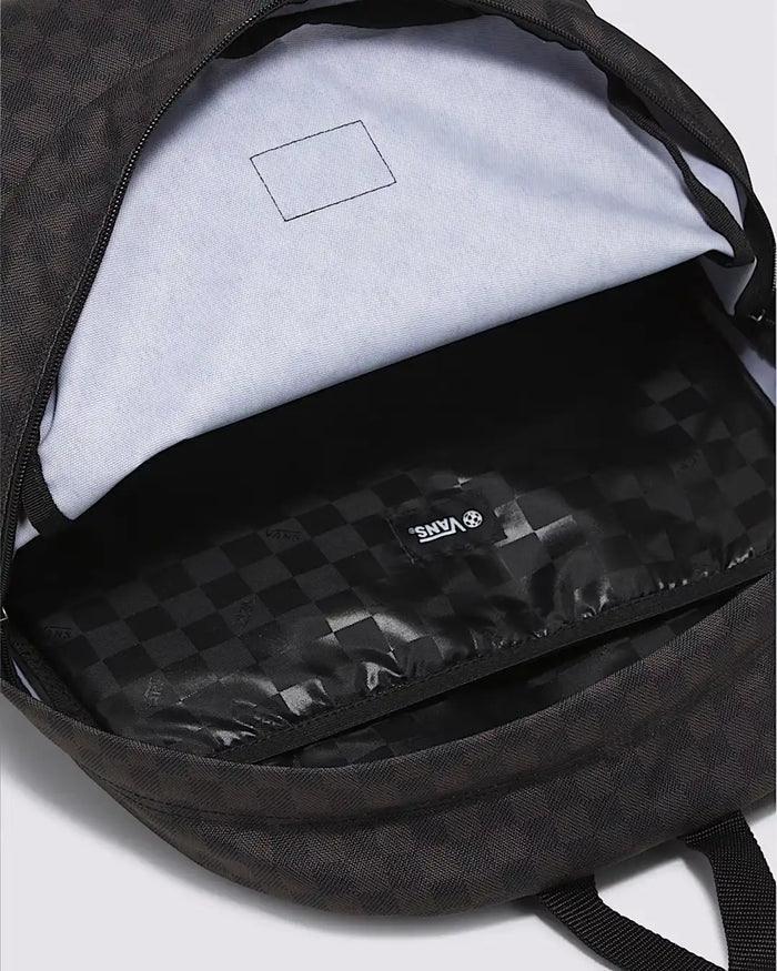 Old Skool Check Backpack - Black/Charcoal