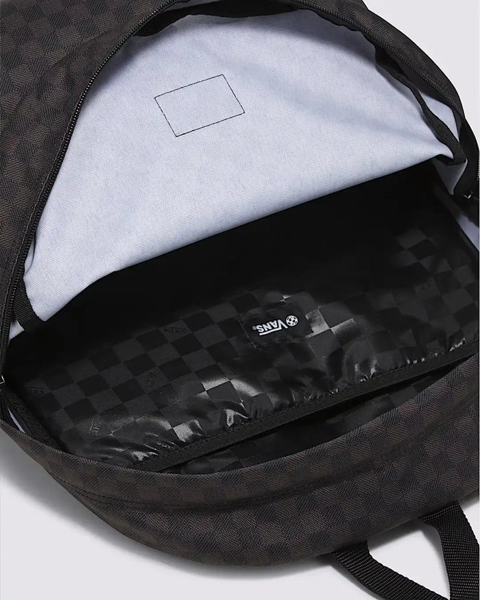 Old Skool Check Backpack - Black/Charcoal