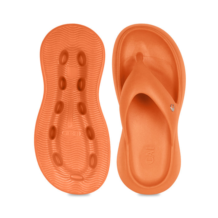 Orange Candy Thong Slides