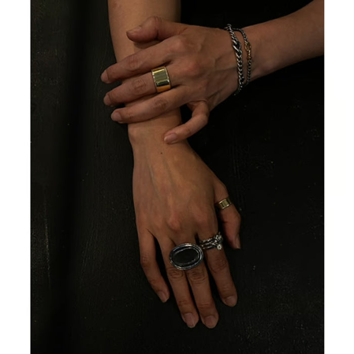 Oval Wide Ring