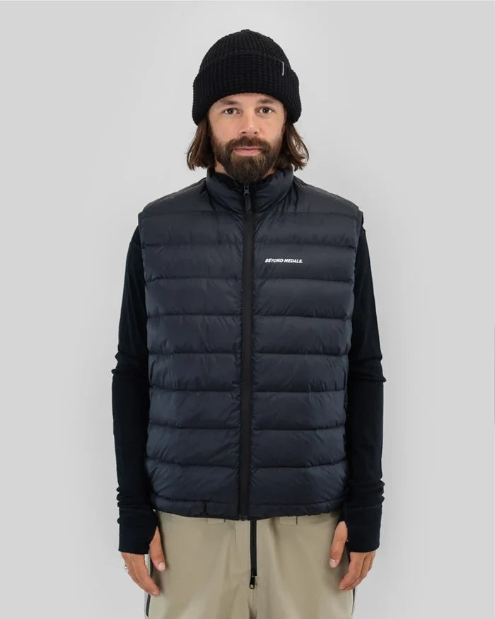 Packable Down Vest - Black