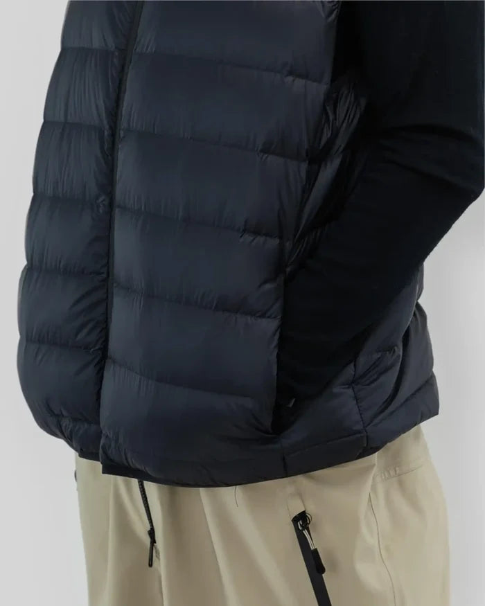 Packable Down Vest - Black