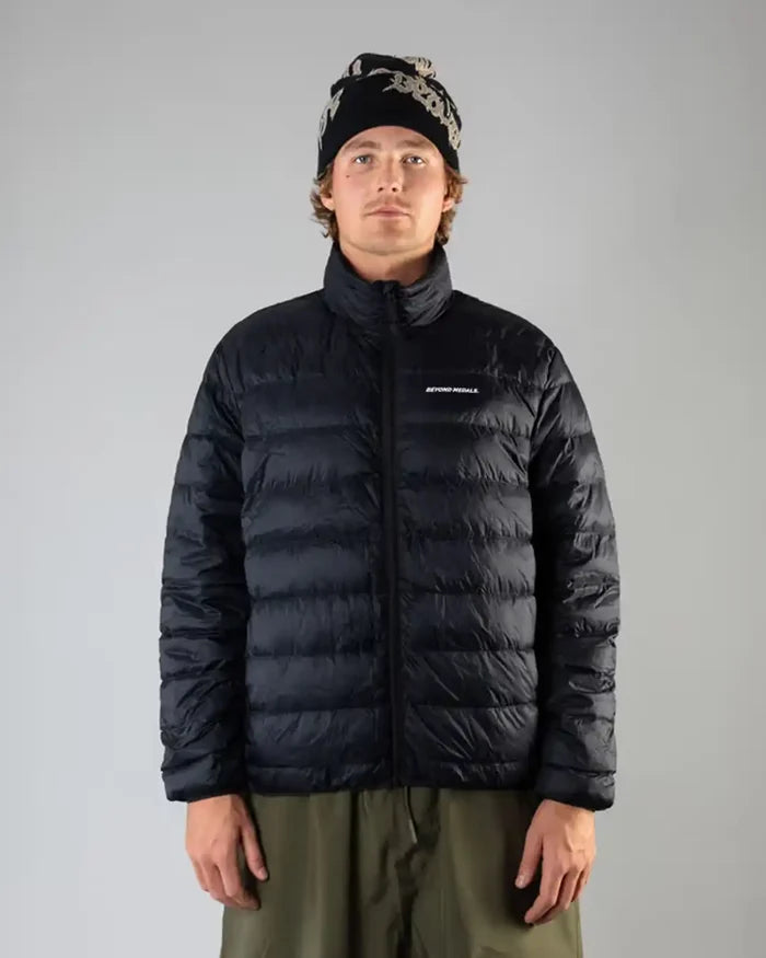 Packable Down Winter Jacket - Black