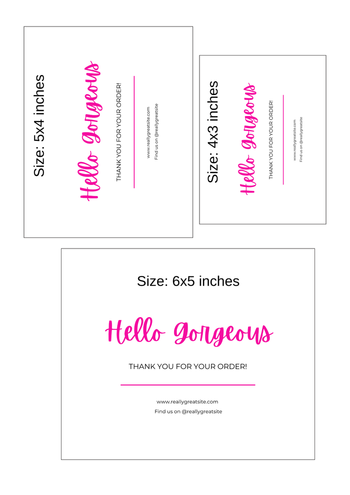Packaging Sticker Labels (10)