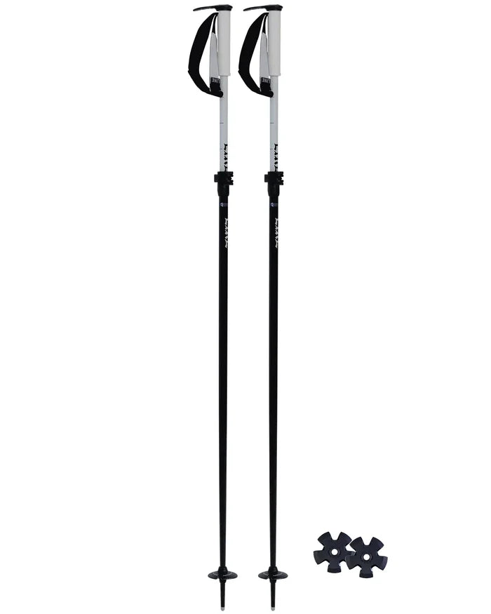 Paintbrush Ski Poles - Black