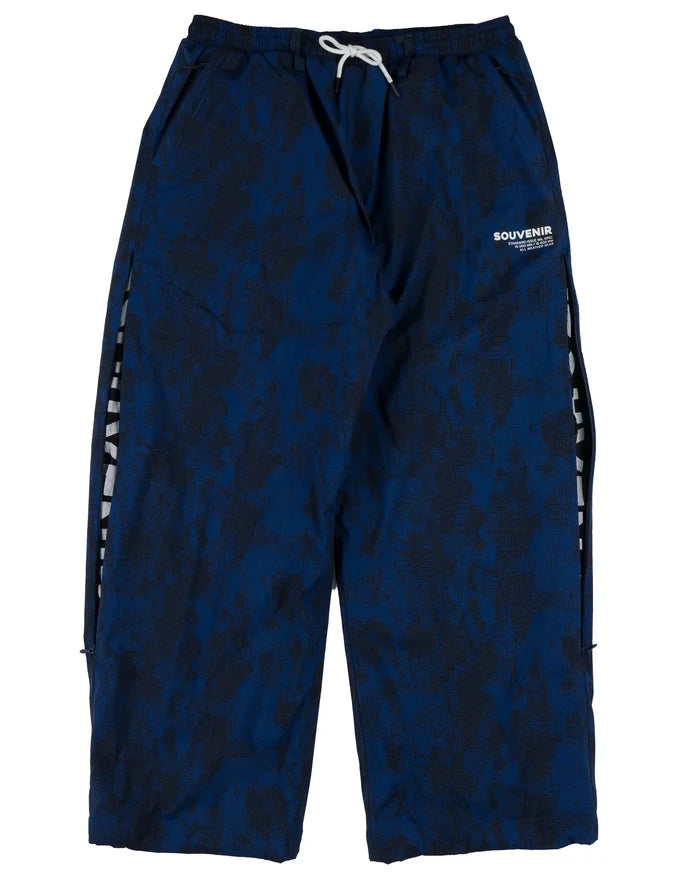Parachute - Blotch Print Snow Pants - Petrol Blue