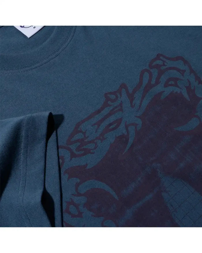 Passing Resemblance T-Shirt - Grey Blue