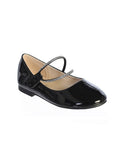 PATENT FLATS WITH RHINESTONE STRAP