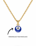 Personalized Hand-Painted Necklace – 925 Sterling Silver, 14K Gold-Plated