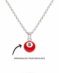 Personalized Hand-Painted Necklace – 925 Sterling Silver