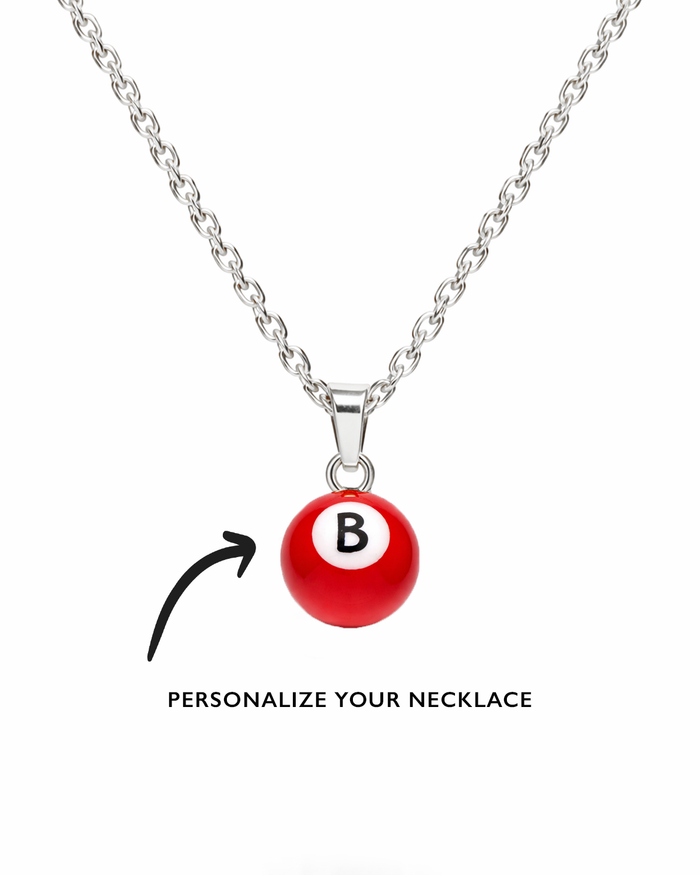 Personalized Hand-Painted Necklace – 925 Sterling Silver