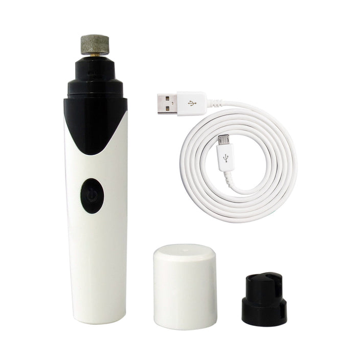 White rechargeable sharpener