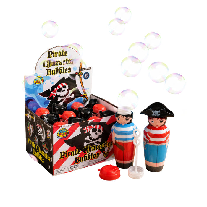 Pirate Mini Bubbles – Classroom Rewards & Outdoor Fun, Set of 12