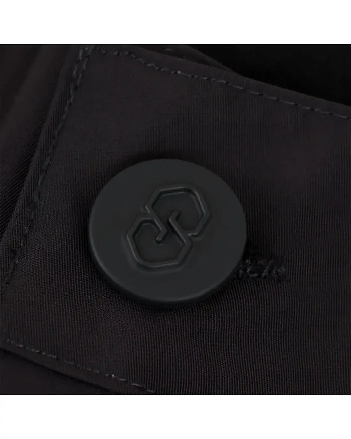Pleated Chino Snow Pants - Black
