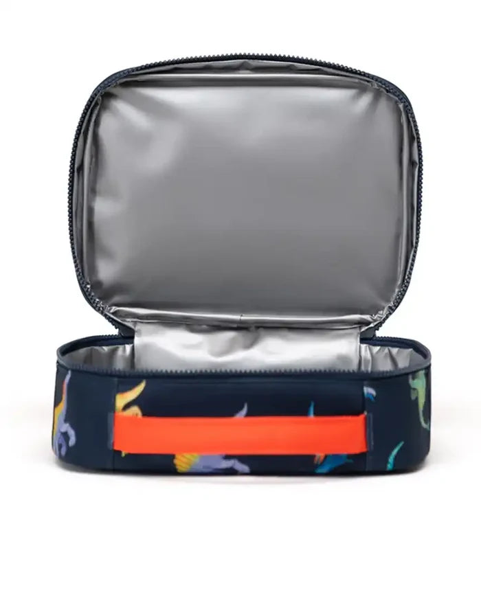 Pop Quiz Little Herschel Lunch Box - Dinos Dark Navy